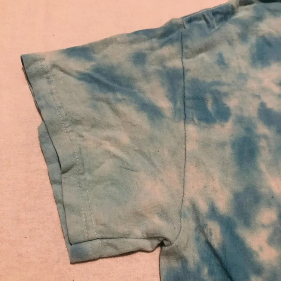 Demon Slayer Inosuke Anime Blue Tie Dye Tshirt Womens Size Small Shirt - Picture 5 of 15